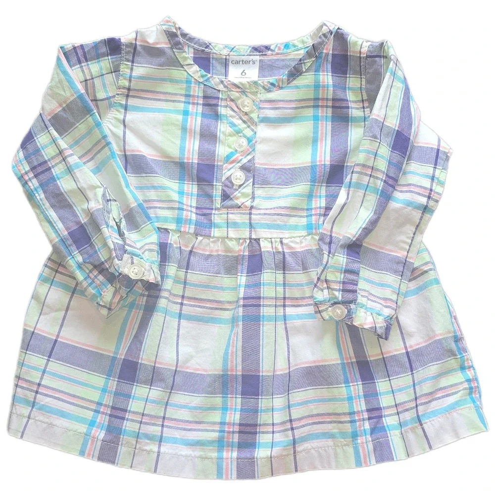 Carter's Plaid Tunic & Modern‎ Moments Organic Cotton Bloomers Set 6 Months